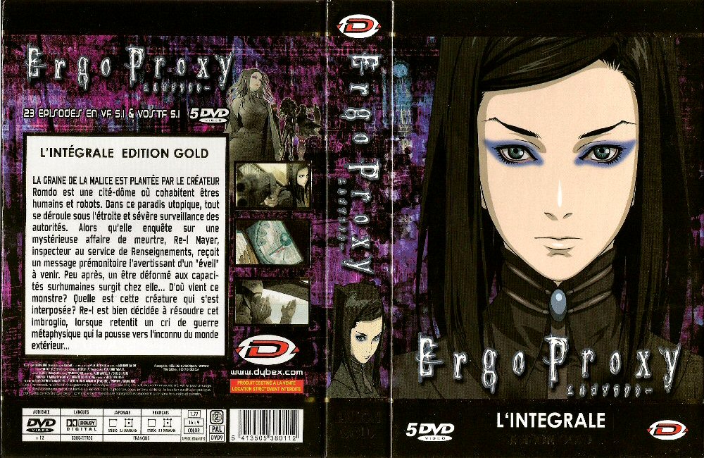 ERGO PROXY VOLUMES 1 2 3 4 DVD Episodes 1-16 Engilsh or Japanese Anime WS 4  Disc